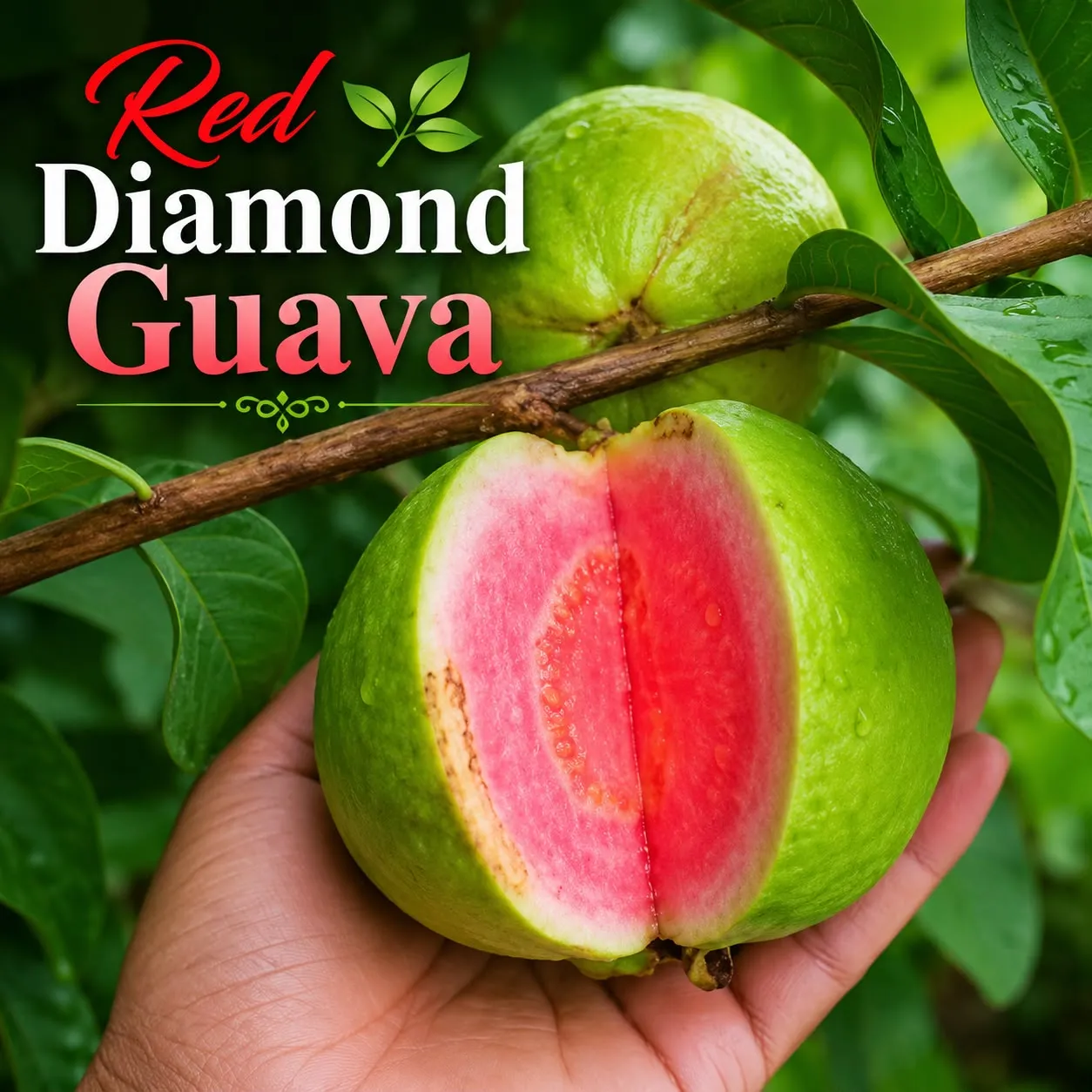 Red Diamond Guava (ரெட் டைமண்ட் கொய்யா)